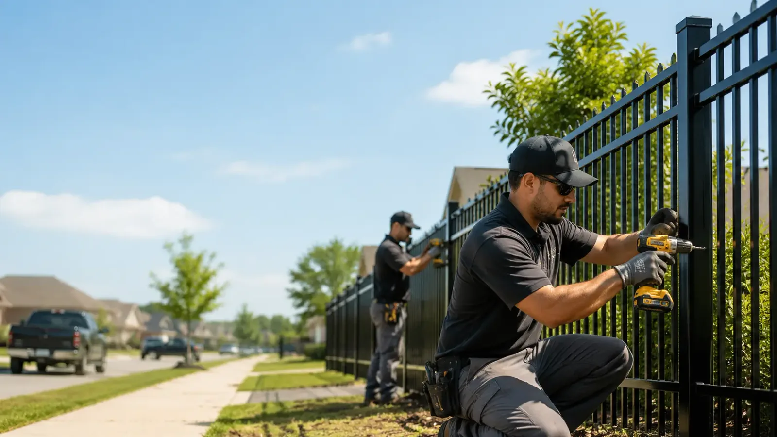 Metal Fence Installation in Georgetown, MD